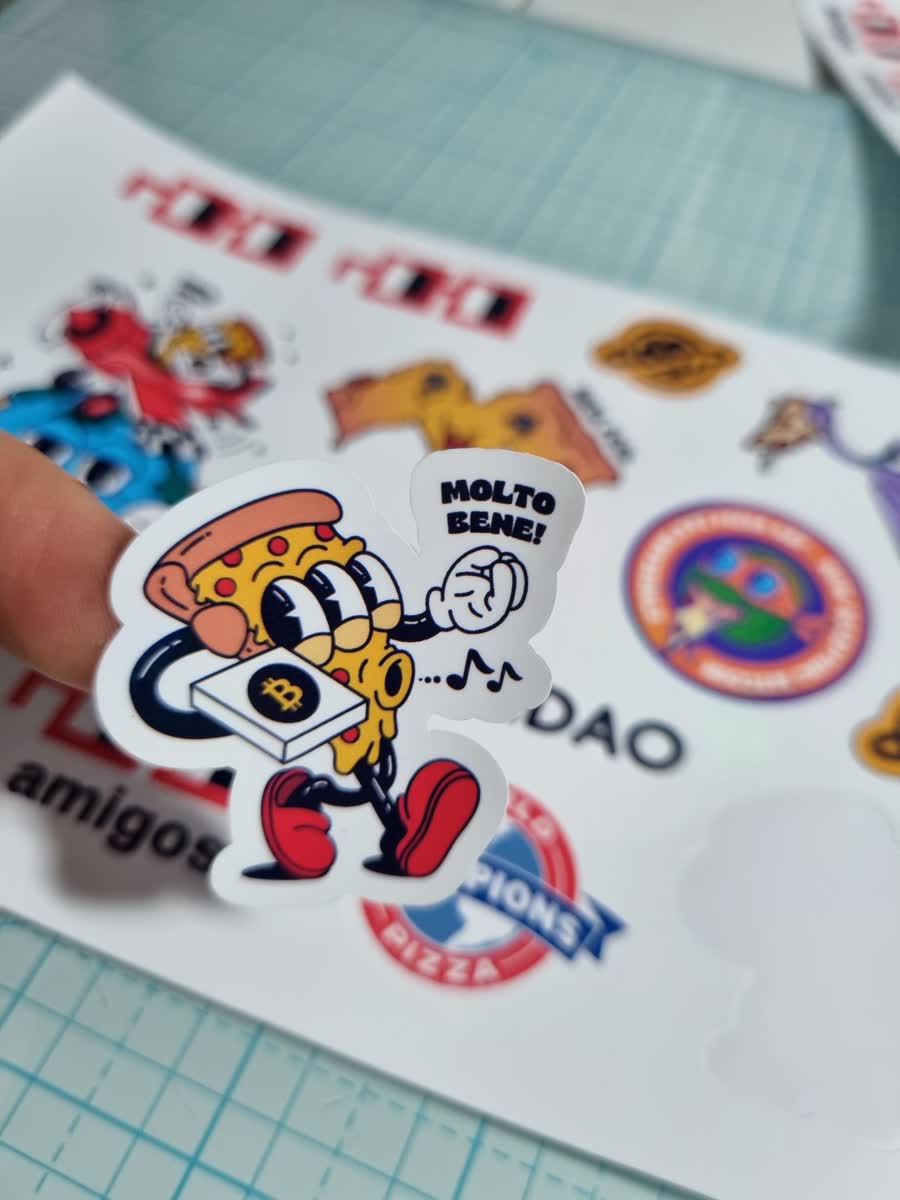 Hoja de stickers