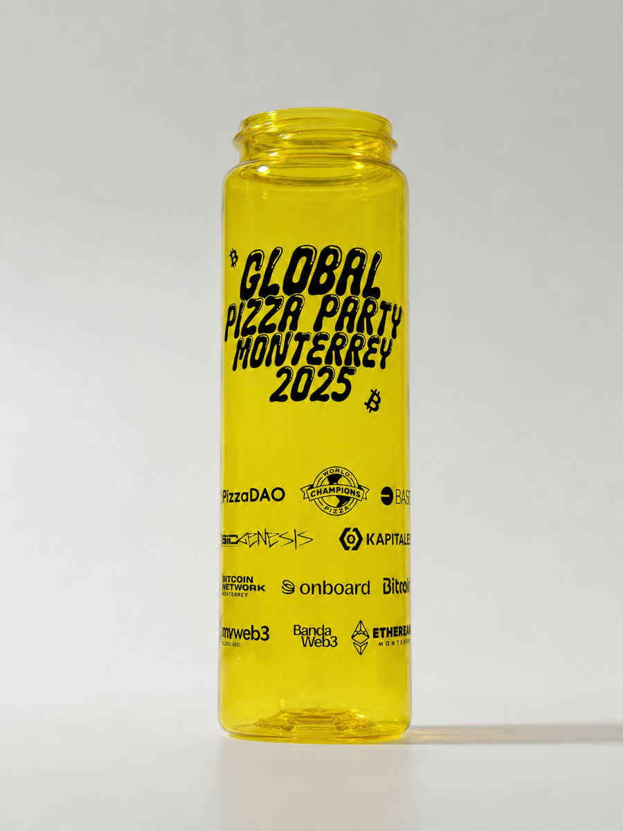 Botella serigrafiada